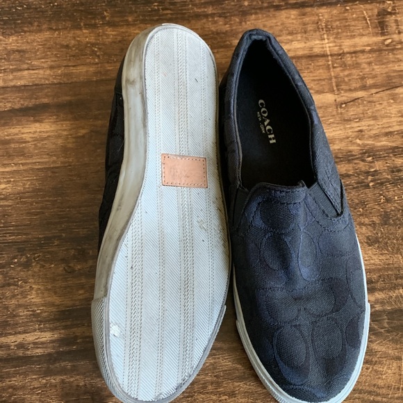 COACH BLACK ALEGRA SLIP ON SHOE - Picture 3 of 8